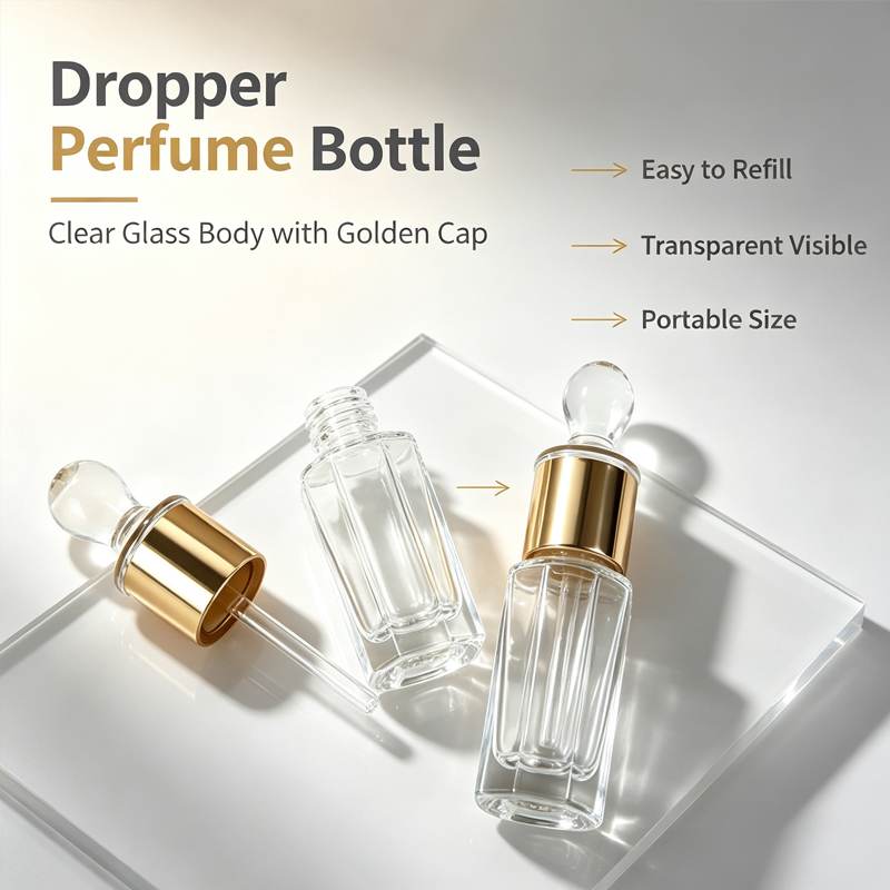 Perfume Imperium Fragrance World - Butelka szklana z zakraplaczem 12 ml