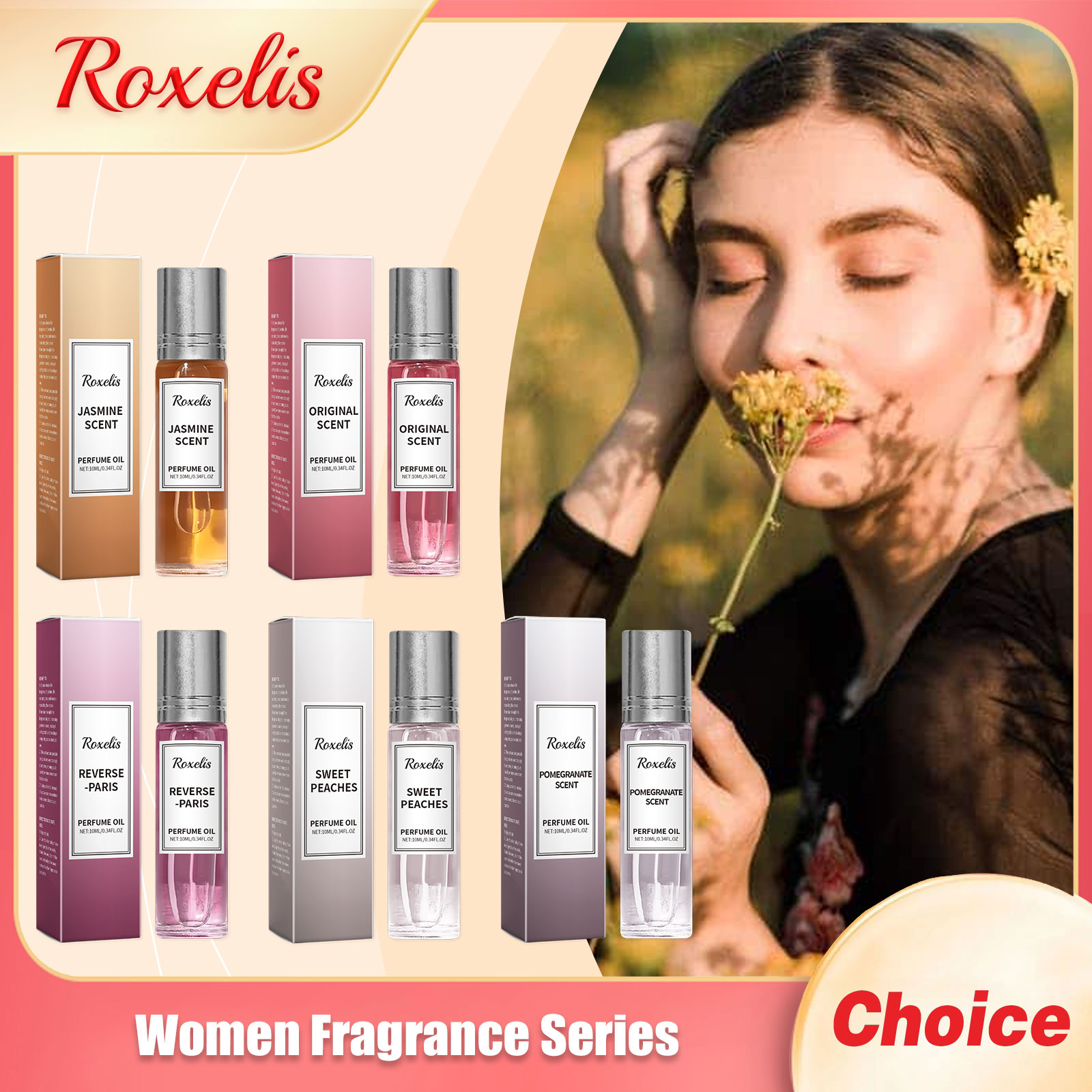 Perfume Jasmine Fragrance - Seria perfum z feromonami dla kobiet,