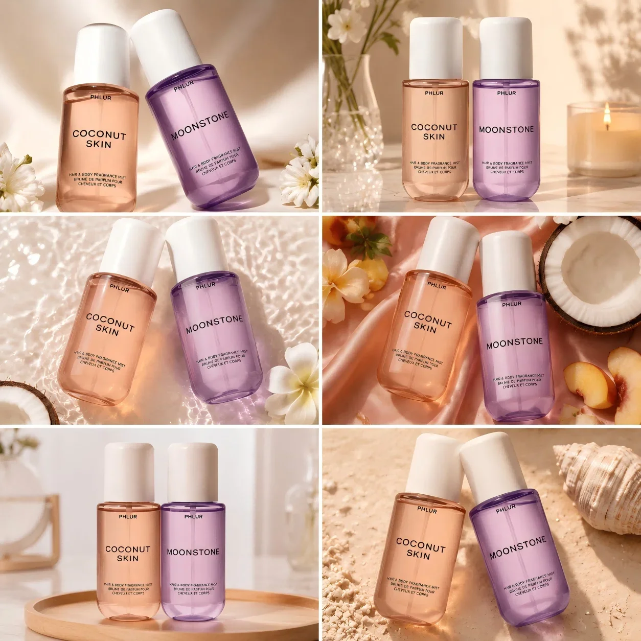 Perfume For Fragrance - PHLUR Coconut Skin & Moonstone Zestaw