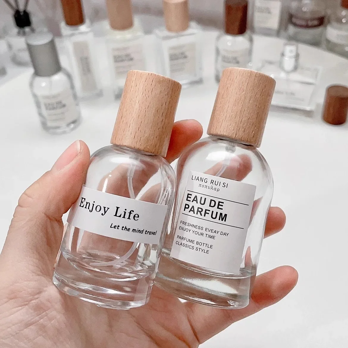 Perfume Fragrance Mist - Butelka szklana na perfumy 30/50 ml,