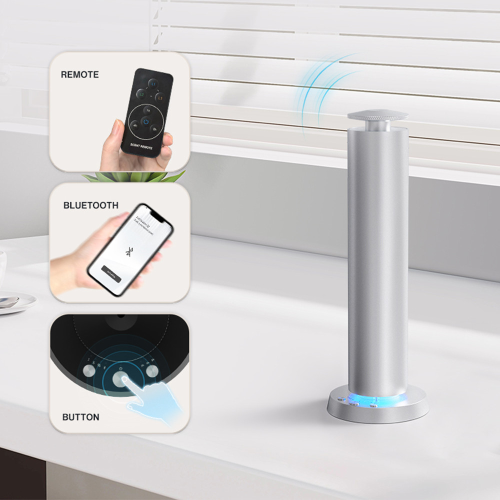 Perfume Aroma Fragrance - Domowy dyfuzor zapachowy Bluetooth, metalowy, na