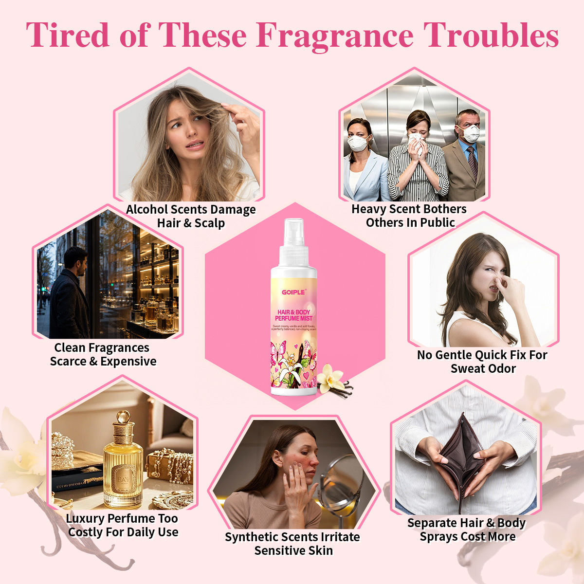 Perfumowana mgiełka do włosów  – Perfume Aroma Fragrance recenzja i cena