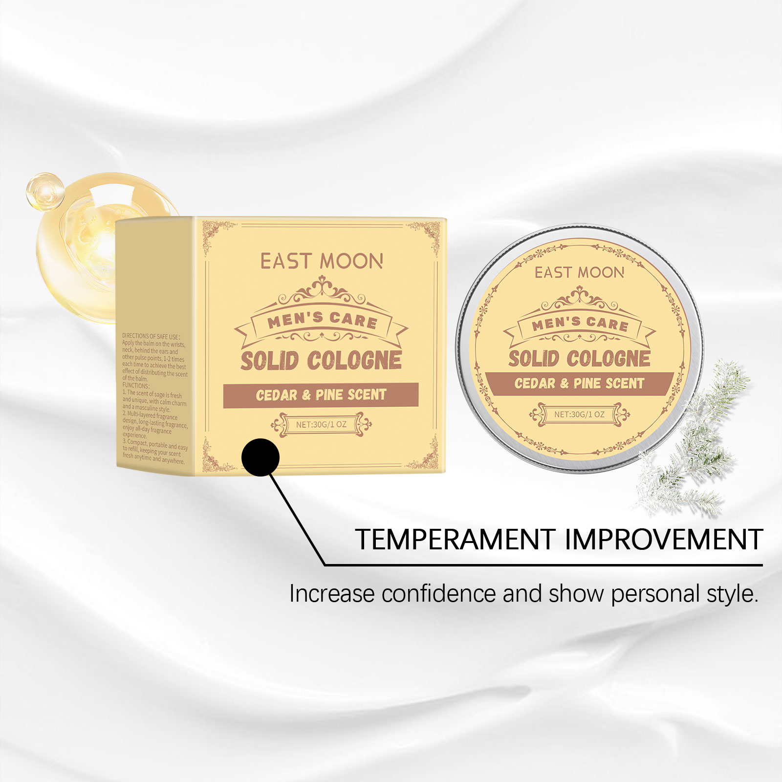 East Moon 30g Balsam Perfumowa – Cologne Solid Balm recenzja i cena