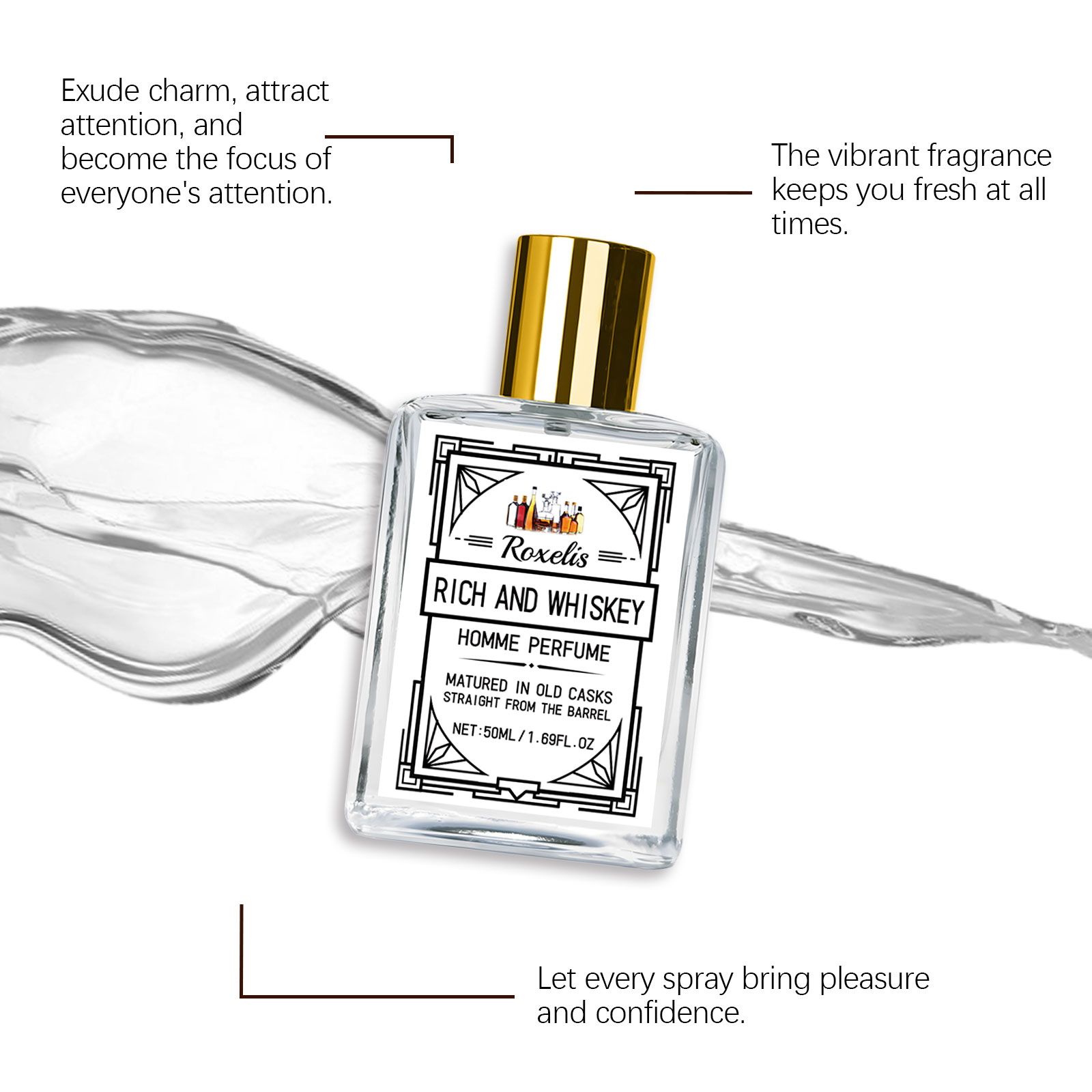 Roxelis 50ml Charm Whisky Perf – Perfume For Fragrance recenzja i cena