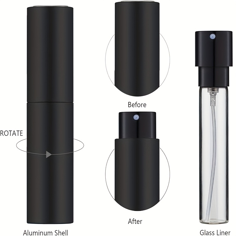3 Zestawy podróżnych butelek n – Oud Perfume Spray recenzja i cena